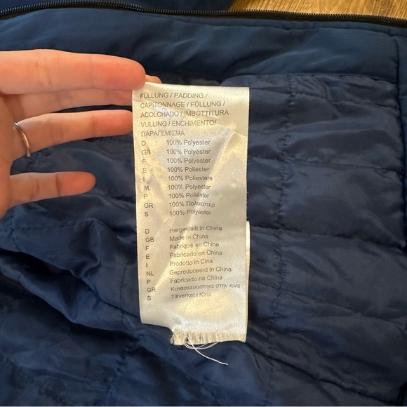 BMW Motorrad Men’s Blue Jacket Size Large Midweight Quilted - Picture 8 of 16